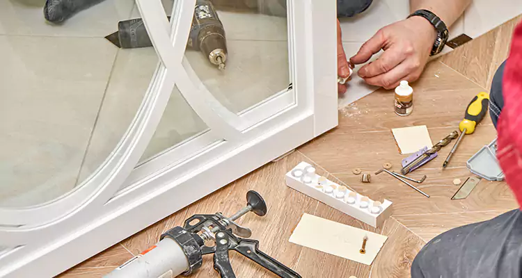 Interior Patio Door Casing Repair in Largo, FL
